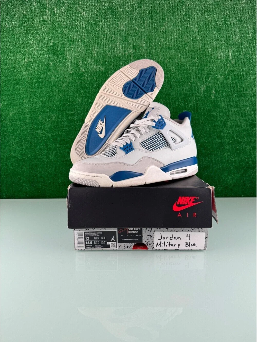 Size 12 - Air Jordan 4 Retro 2024 Military Blue